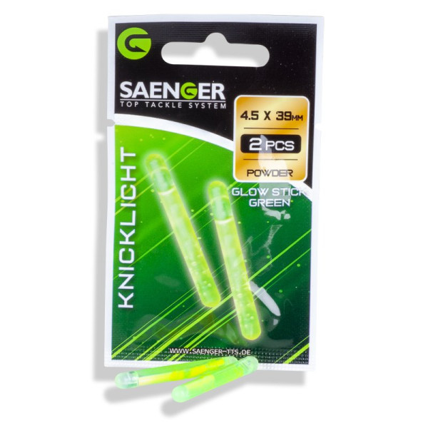 chemické světlo 4,5 x 39 mm zelená 2 ks (1)