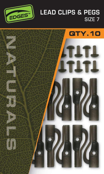 Závěsky Naturals Lead Clips & Pegs Size 7 - 10ks (1)