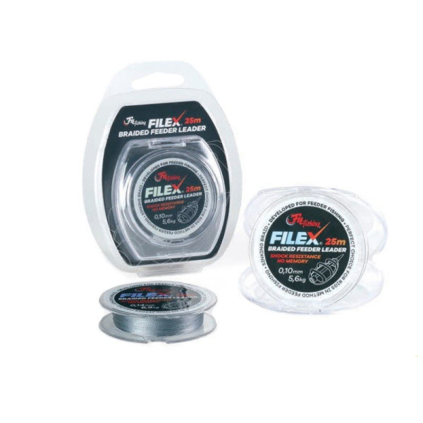Návazcová Šňůra Filex Feeder Braid 25m 0,10mm (1)