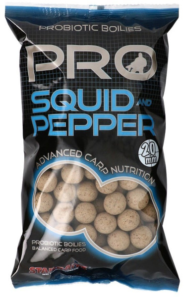 STARBAITS Boilies  Probiotic Squid & Pepper 1kg / 20mm