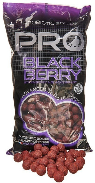 Boilies Pro Black berry 1Kg/20mm (1)