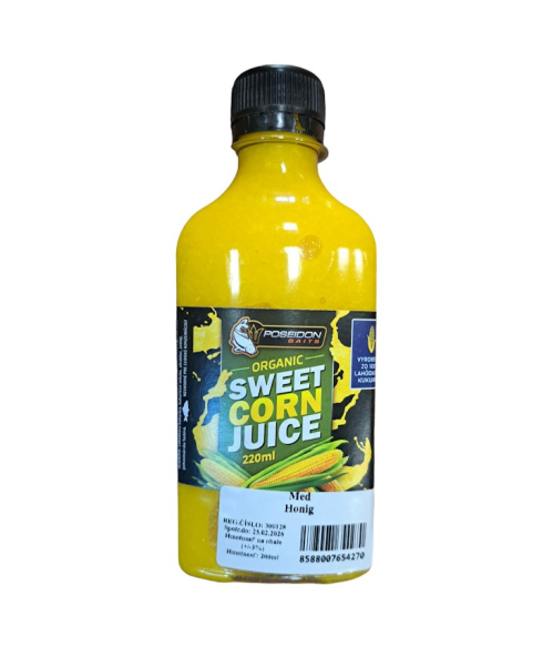 Poseidon ORGANIC sweet corn juice 220ml - Med (1)