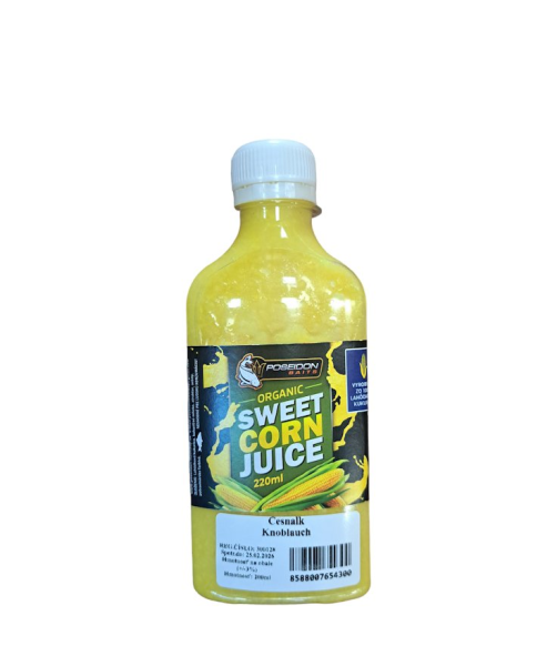 Poseidon ORGANIC sweet corn juice 220ml - Med (1)