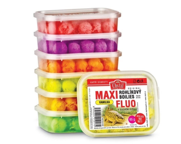 Rohlíkový boilies Maxi FLUO 20 mm, 65g (1)