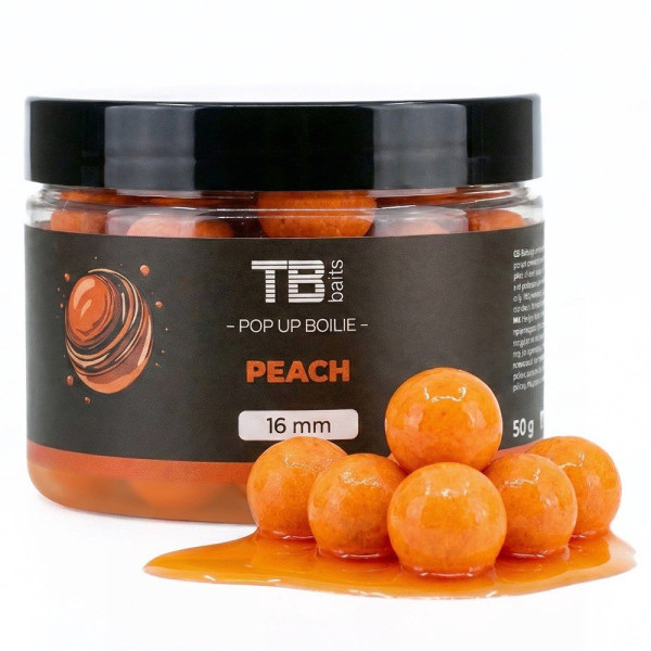 Plovoucí Boilie Pop-Up Orange Peach Liver + NHDC 65 g 16 mm (1)
