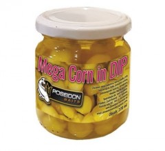 POSEIDON BAITS MEGA vařená kukuřice v nálevu 220ml -MED