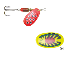 MISTRALL rotační třpytka SPERSO vel. 3, 6g, barva 04