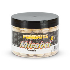 MIKBAITS Mirabel Fluo boilie 150ml Česnek 12mm