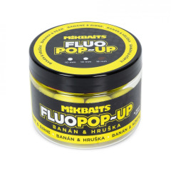 MIKBAITS Plovoucí fluo boilie 150ml Banán hruška 18mm