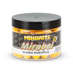 MIKBAITS Mirabel Fluo boilie 150ml - Sladká kukuřice 12mm