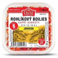 CHYTIL Rohlíkový boilies 14 mm, 32 g Jahoda