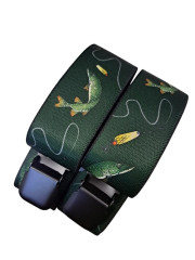 Texima Kšandy pánské s motivem pro rybáře Štika Tmavé