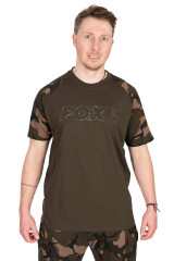 FOX Triko Khaki/Camo Outline T-Shirt