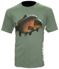 ZFISH Tričko Carp T-Shirt Olive Green