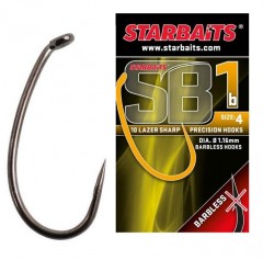 STARBAITS Háček  SB 1 b  bez protihrotu (10 ks) vel 4